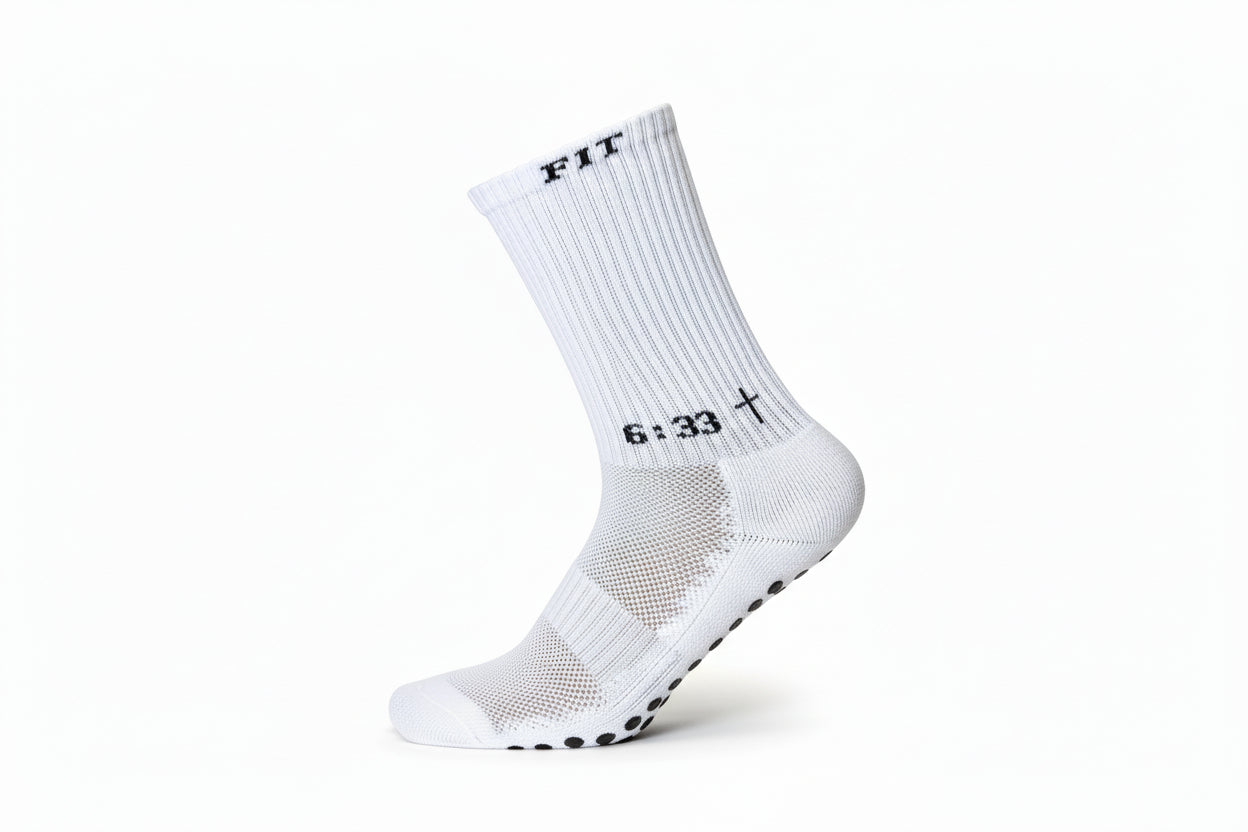 Blessed Fit grip athletic socks for performance